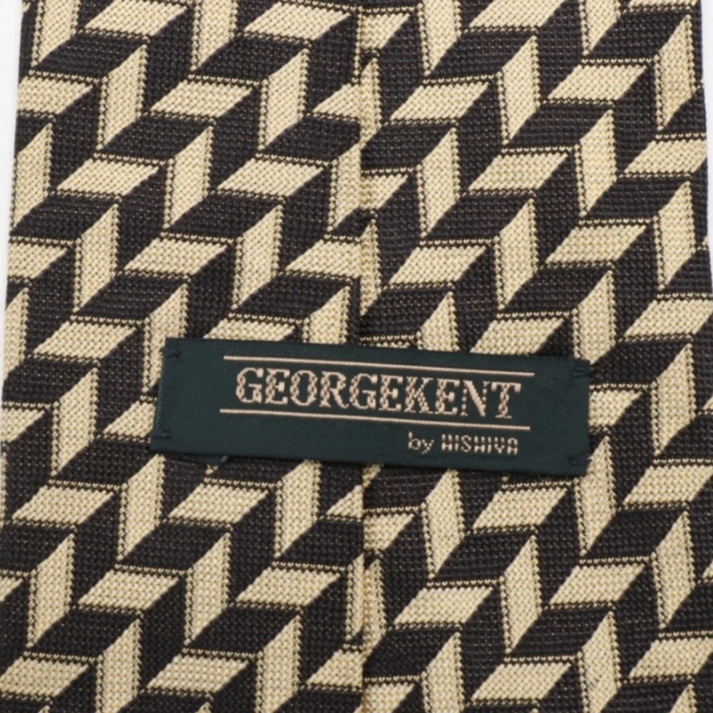 Patterned Silk Necktie - Picture 2 of 6